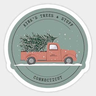 Kirk's Trees and Stuff Sticker